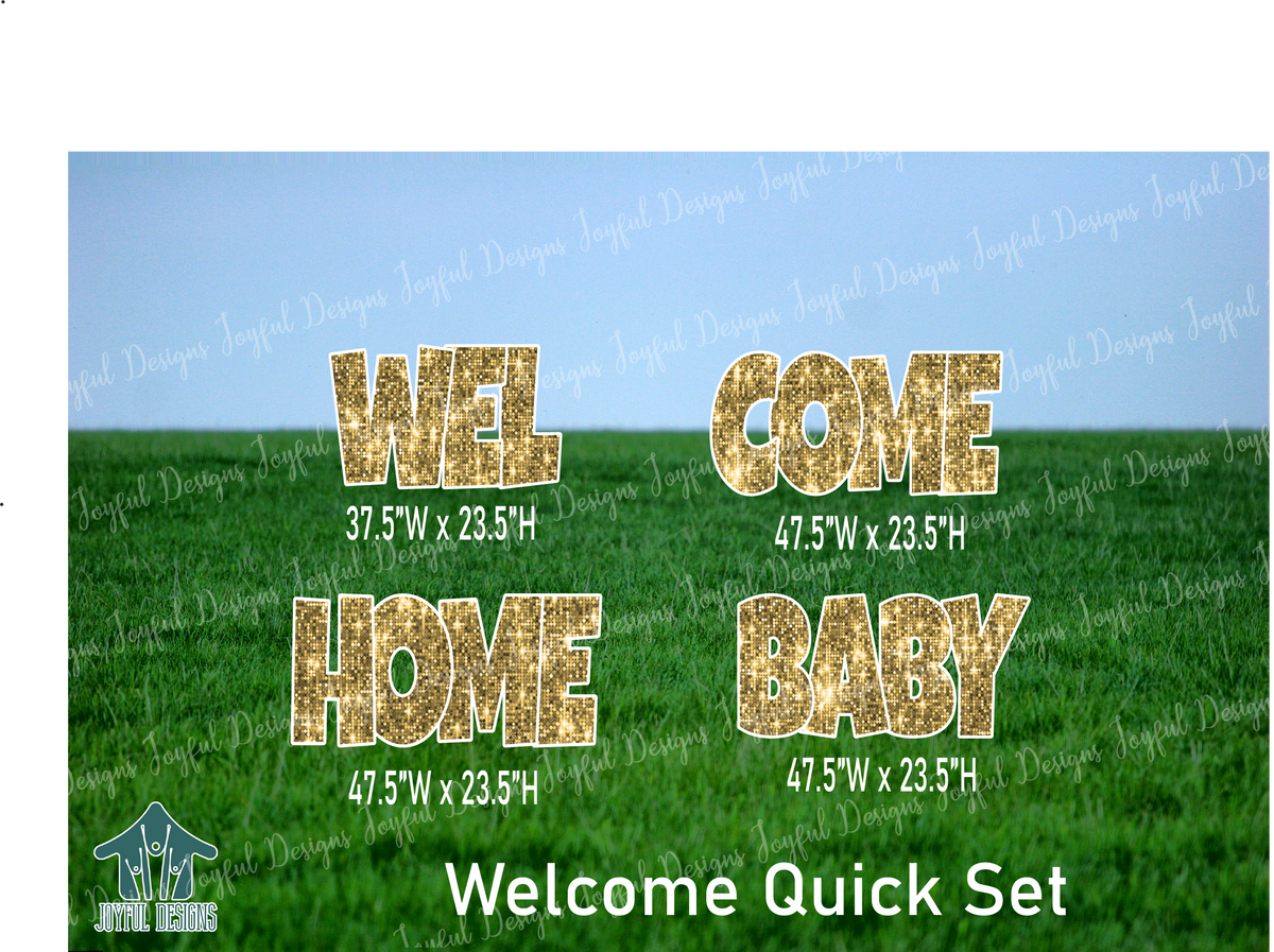 WELCOME HOME BABY Quick Set