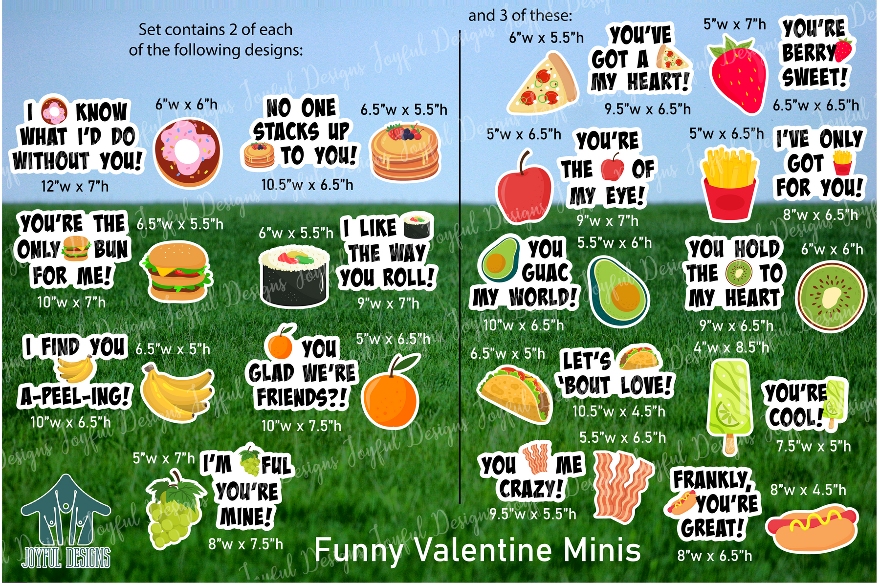 Funny Valentines Minis