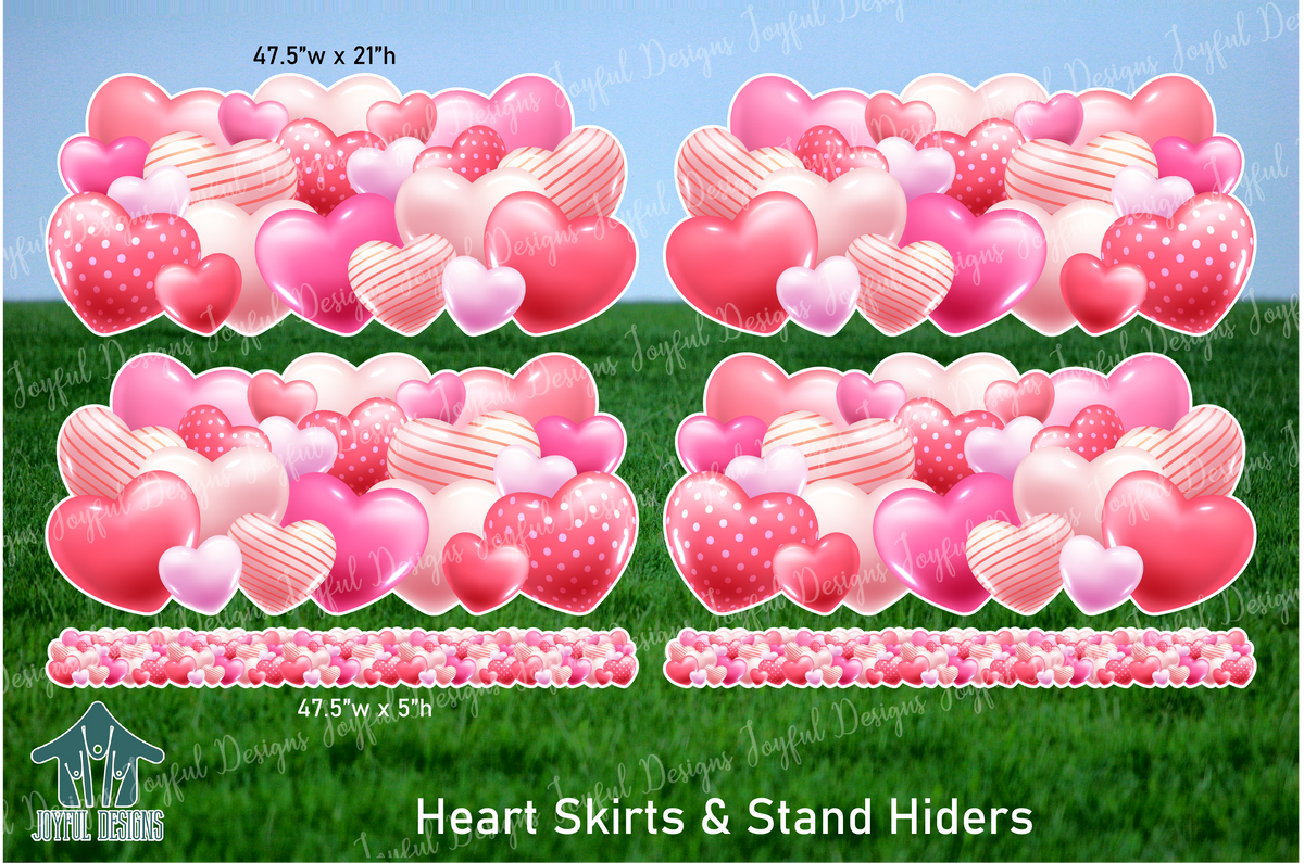 Heart Skirts & Stand Hiders