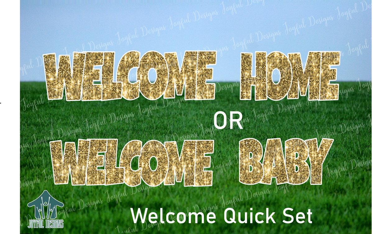 WELCOME HOME BABY Quick Set