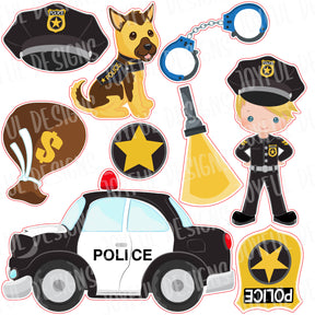 Police Theme - 11 Officer Options