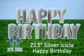 Happy Birthday - Lucky Guy Font - 23" Letters - Pattern Fill Options