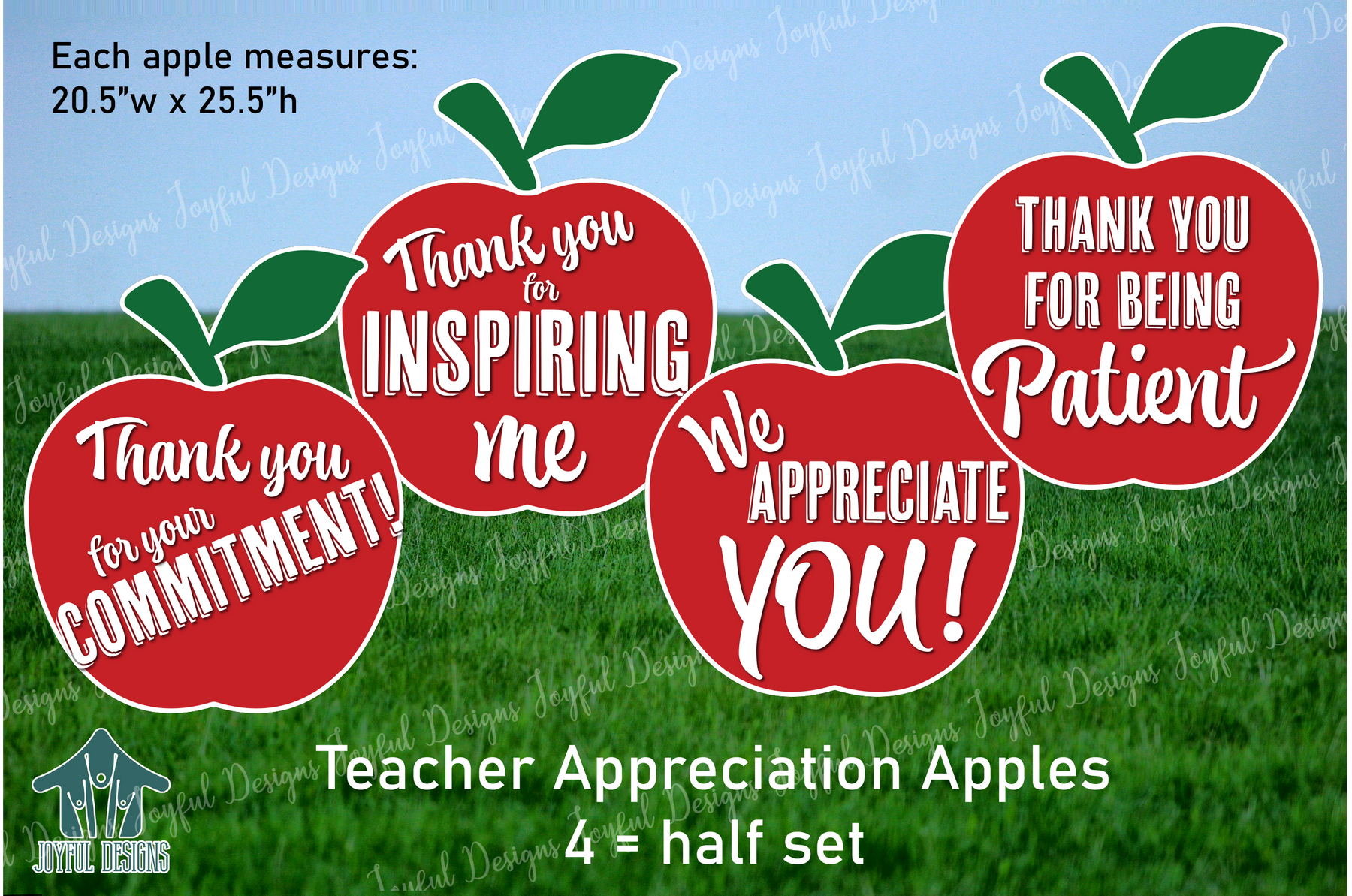 Teacher Appreciation Apples -