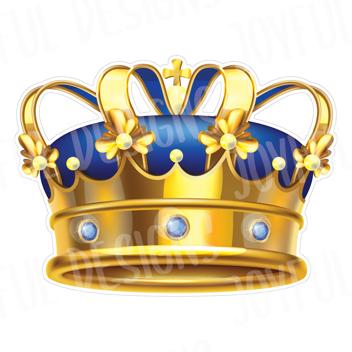 *SINGLE* Blue and Gold Crown