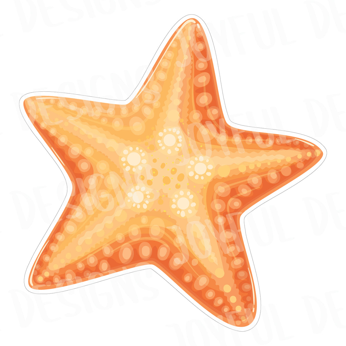 *SINGLE* Orange Starfish 1