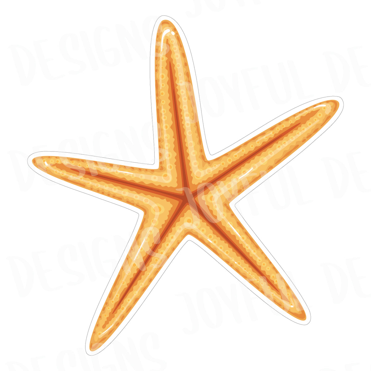 *SINGLE* Orange Starfish 2