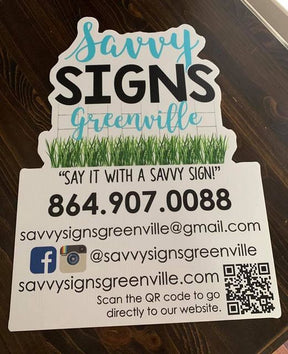 Custom Business Signs & You Got Carded with Design Service ***READ DESCRIPTION BELOW***