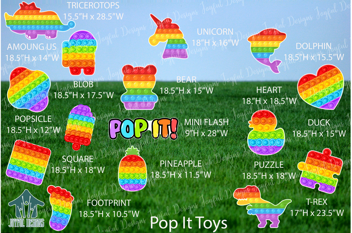 Pop It Toys Flair Set