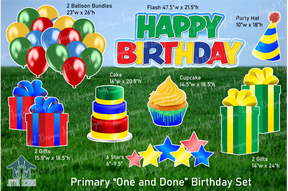Primary "One and Done" Birthday Set