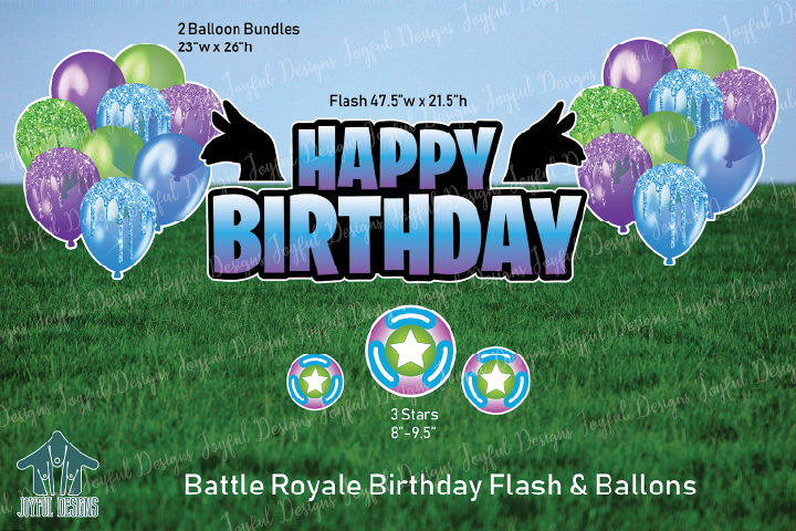 Battle Royale "One and Done" Birthday Set