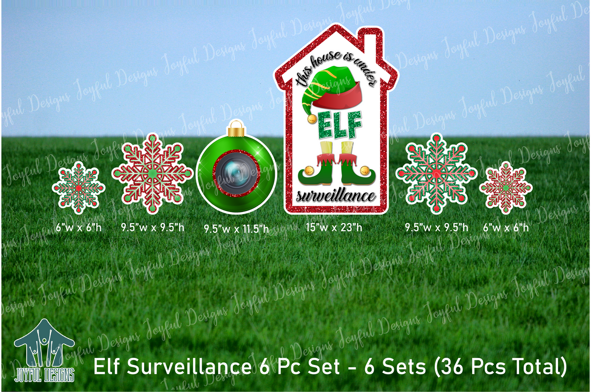 Elf Surveillance 6 Piece Set - 6 Sets (36 Pieces Total)