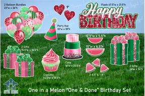 One in a Melon "One and Done" Birthday Set