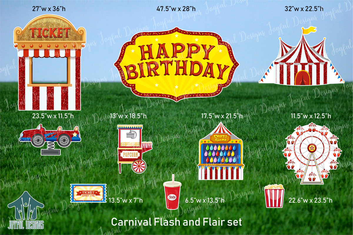 Carnival Centerpiece and Flair Set