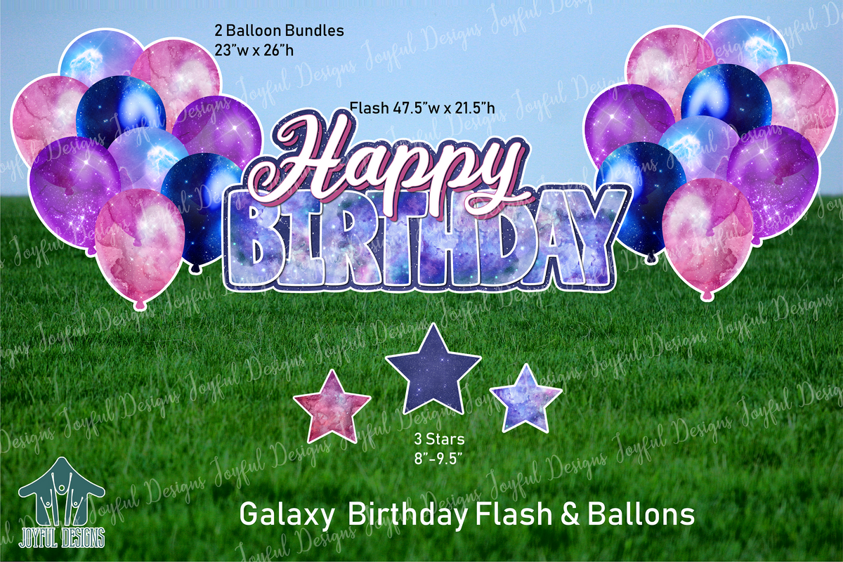 Galaxy "One and Done" Birthday Set