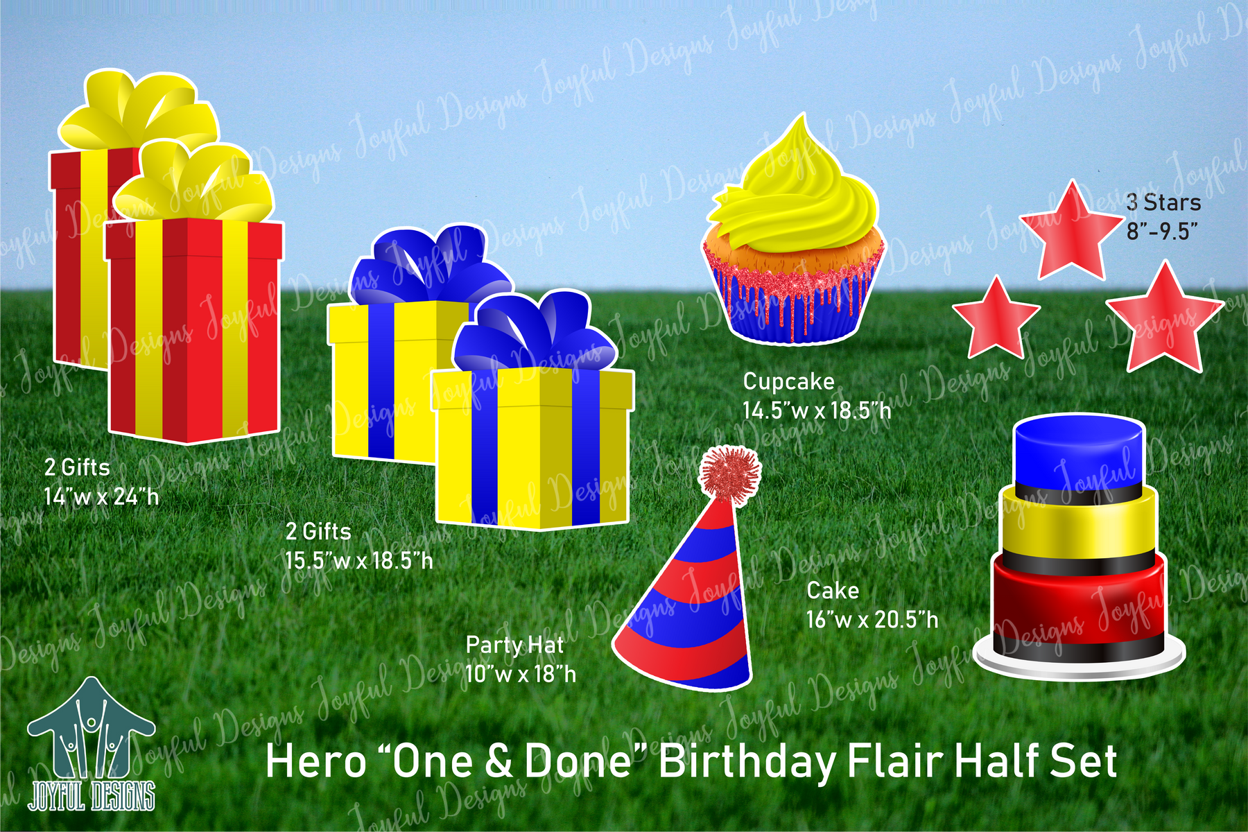 Hero "One and Done" Birthday Set