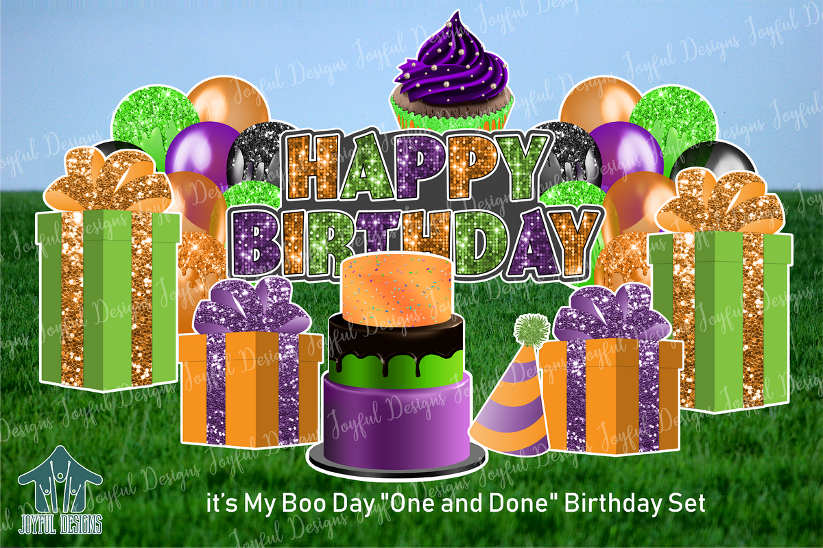 It's My Boo Day "One and Done" Birthday Set