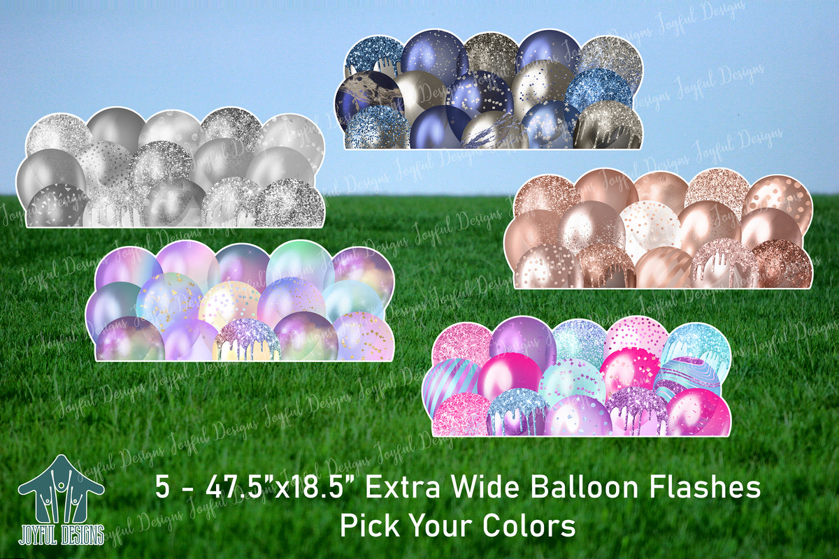5 - 18.5" Tall Balloon Skirts - Pick Your Colors